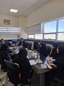 جلسه بررسی امکانات و شرایط پذیرش دانشجویان بین الملل در دانشکده پیراپزشکی
